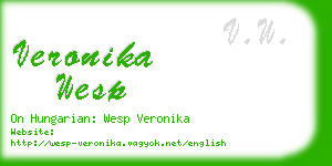 veronika wesp business card